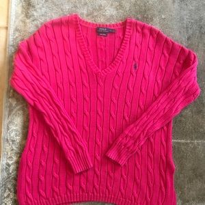 Polo V-Neck Sweater